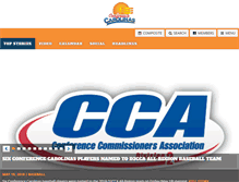 Tablet Screenshot of conferencecarolinas.com